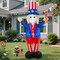 4th of July Inflatable Uncle Sam Decorations, 6FT Fourth of July Decorations (Blue)